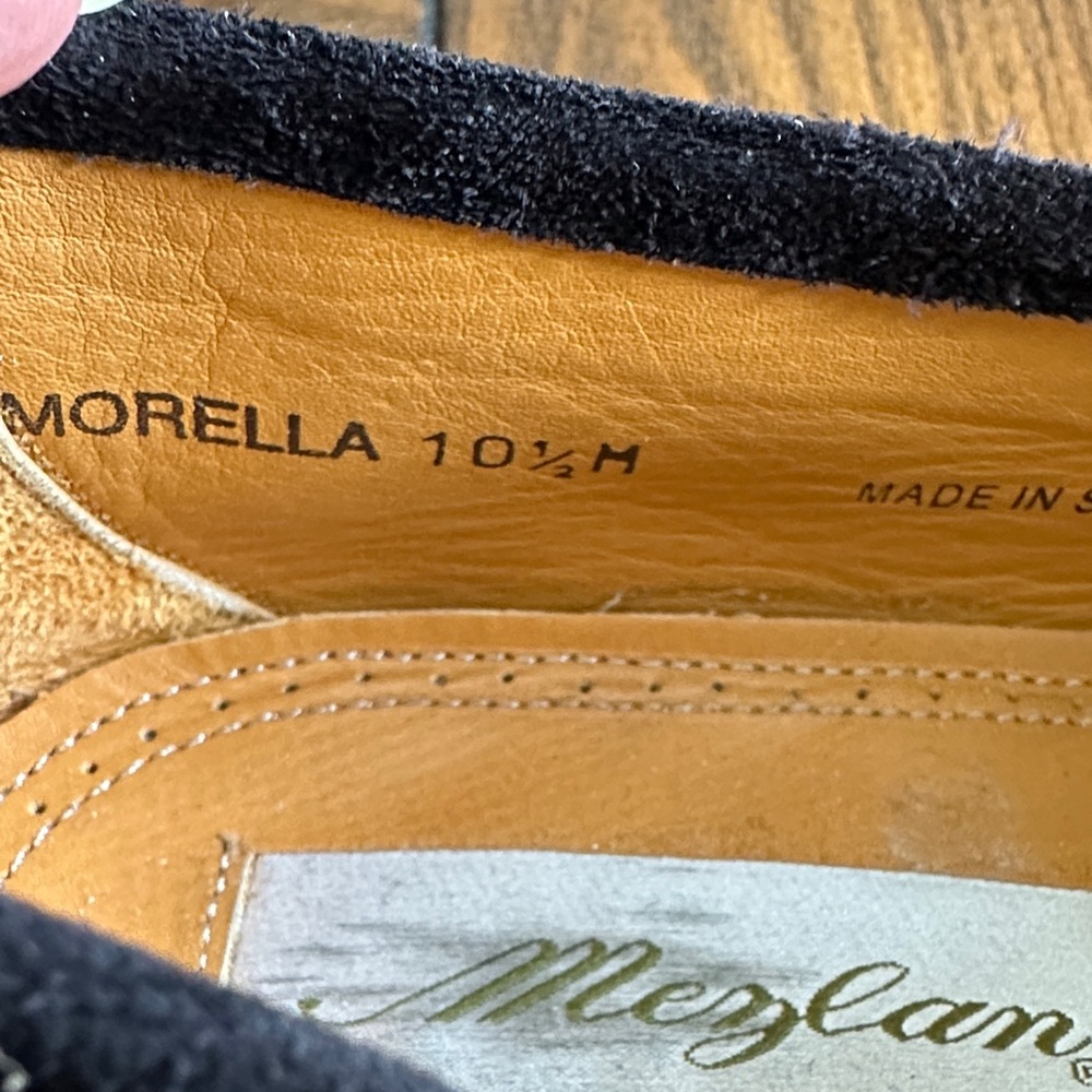 Mezlan Black Suede Bit-Detail Morella Slip-On Loafers - Picture 3 of 7